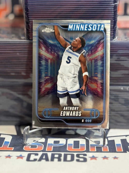 2024 Topps Chrome Anthony Edwards #77