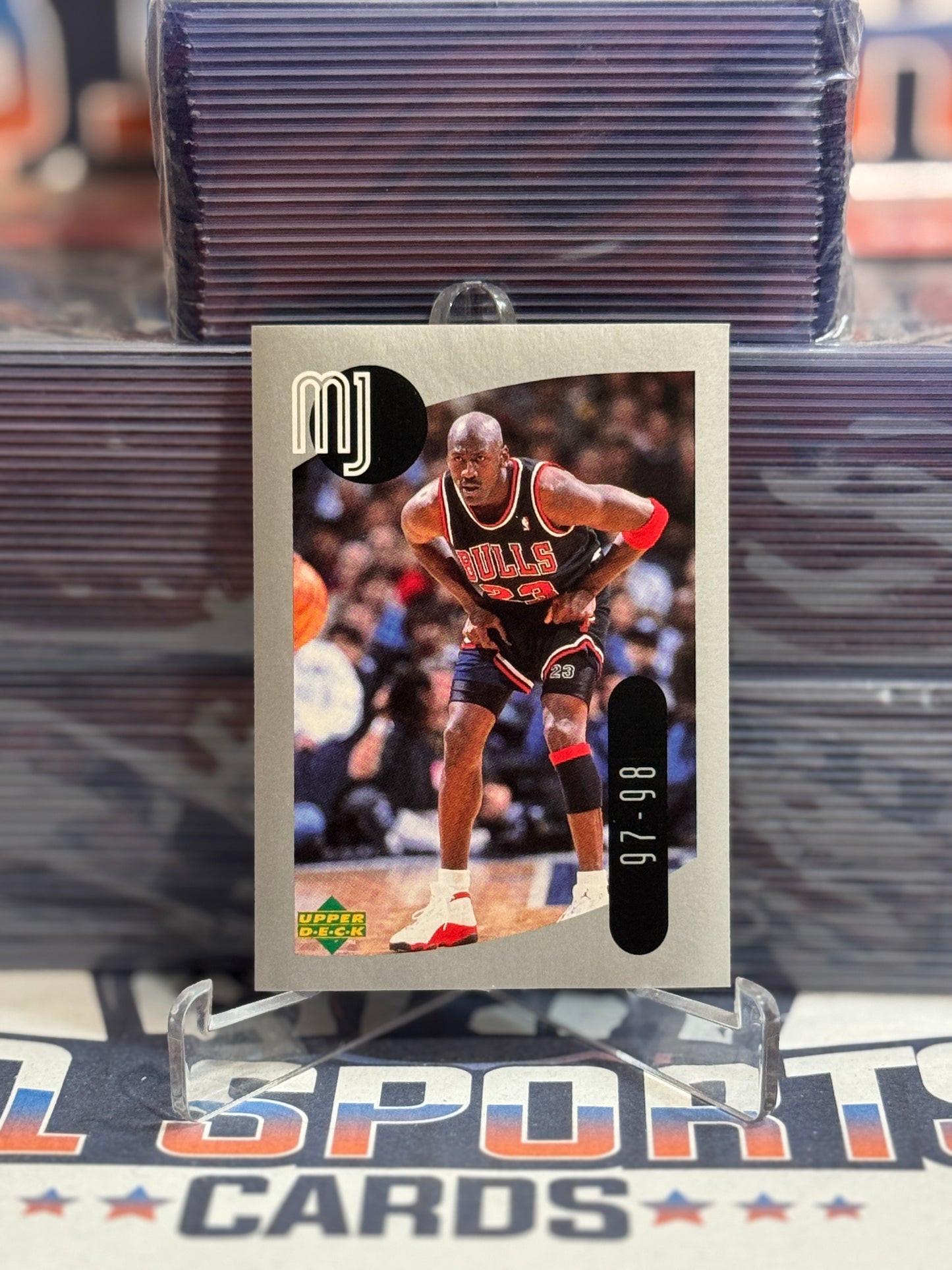 1998 Upper Deck (MJ Sticker Collection) Michael Jordan #53