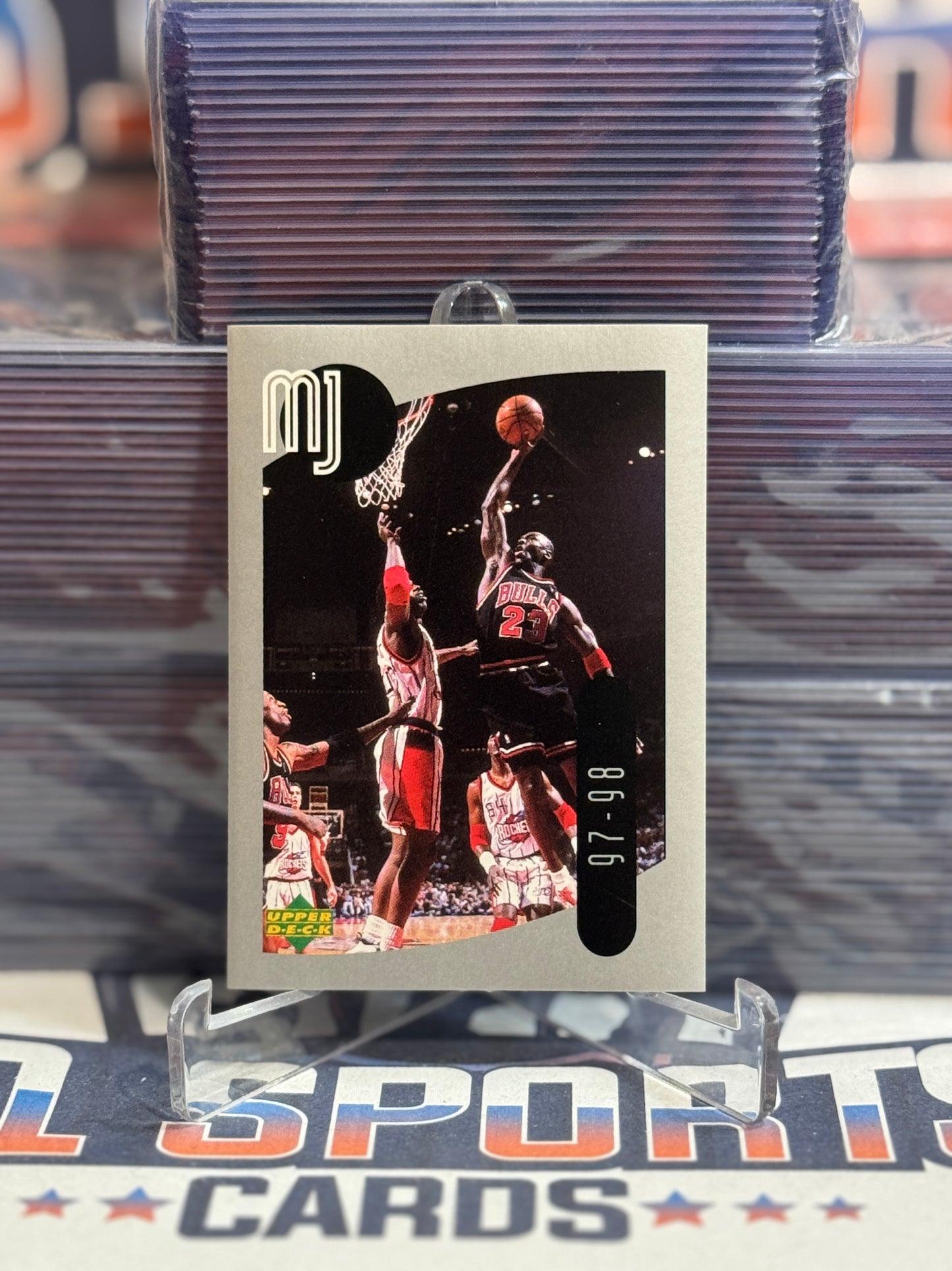 1998 Upper Deck (MJ Sticker Collection) Michael Jordan #51