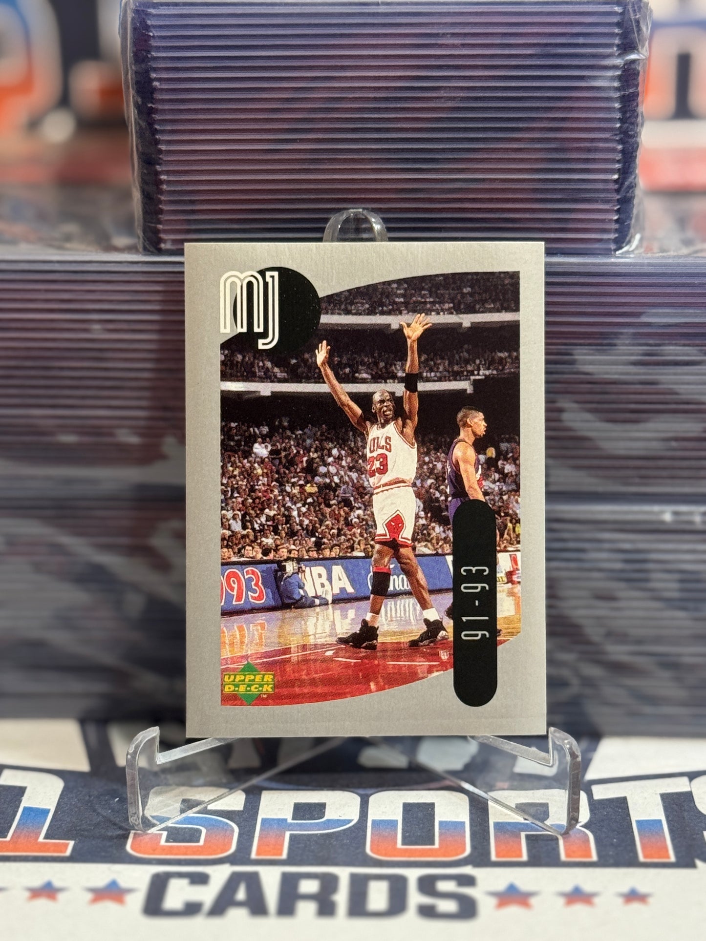 1998 Upper Deck (MJ Sticker Collection) Michael Jordan #33