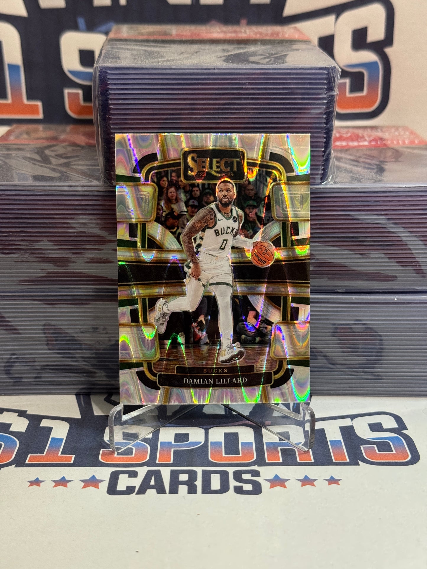 2023 Panini Select (Tectonic Prizm) Damian Lillard #63