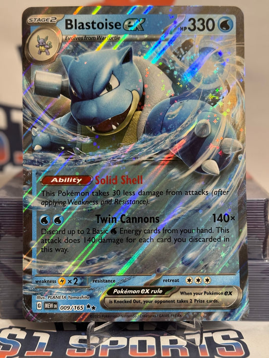 Pokemon TCG: Scarlet & Violet 151 - Blastoise EX (Jumbo, Double Rare) #9