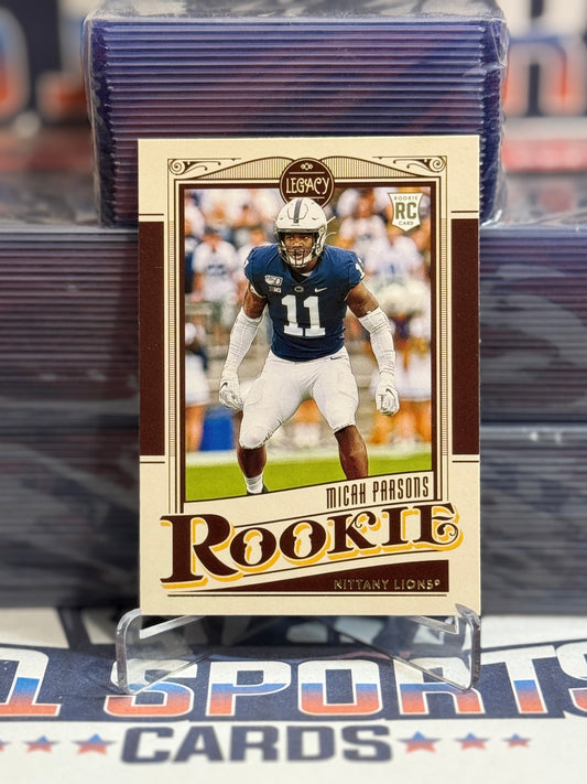 2020 Panini Legacy Micah Parsons Rookie #179
