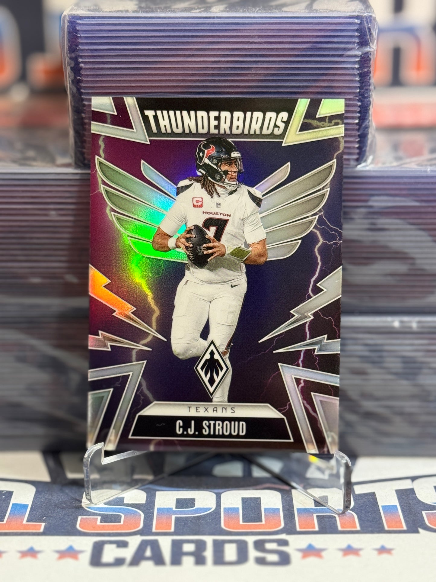 2025 Panini Phoenix (Silver Prizm, Thunderbirds) C.J. Stroud #19