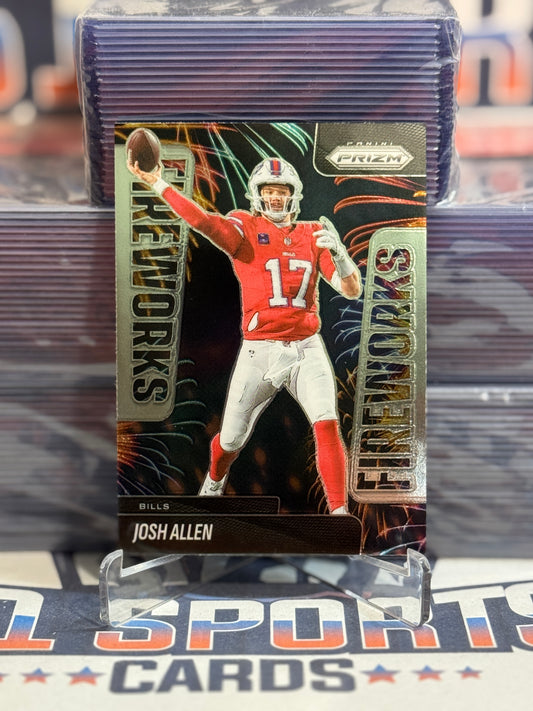 2025 Panini Prizm (Fireworks) Josh Allen #23