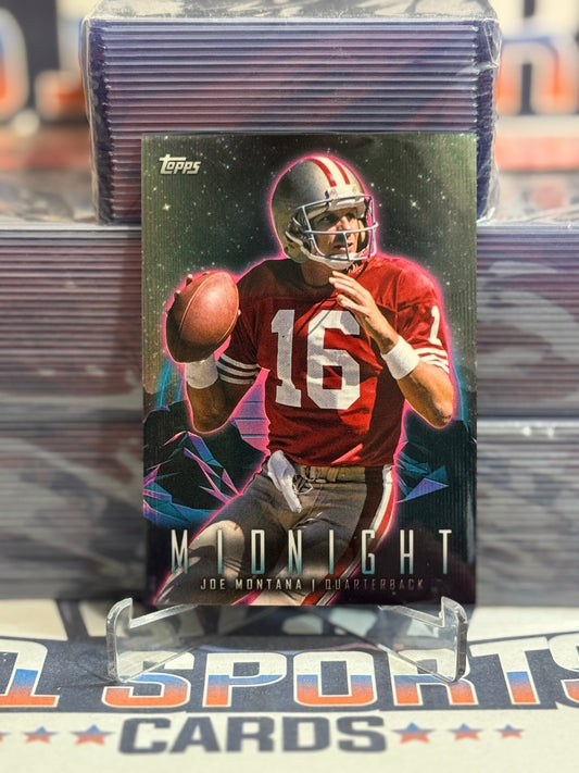 2025 Topps Resurgence (Refractor, Midnight) Joe Montana #345