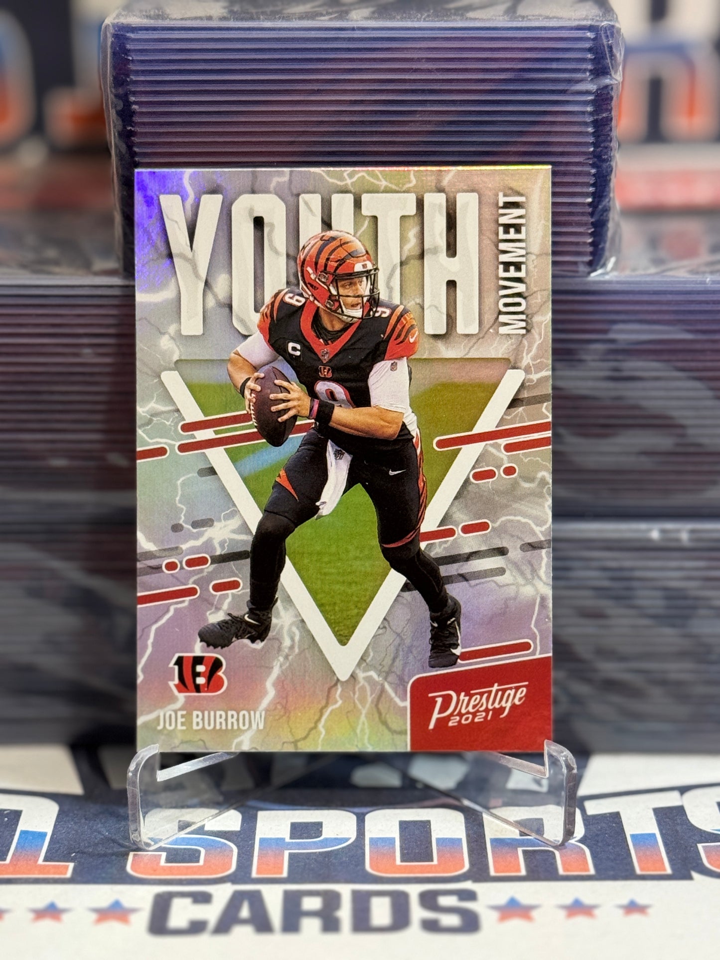 2021 Panini Prestige (Youth Movement) Joe Burrow #YM-17