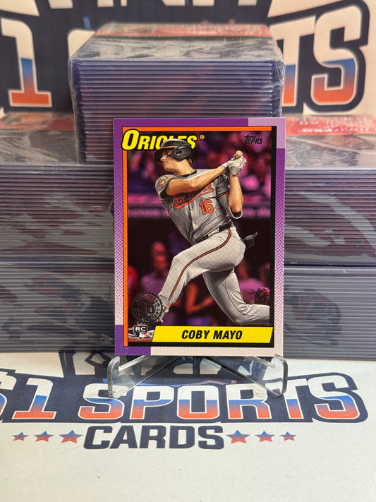 2025 Topps (Pink, 1990 Redux) Coby Mayo Rookie #T90-93