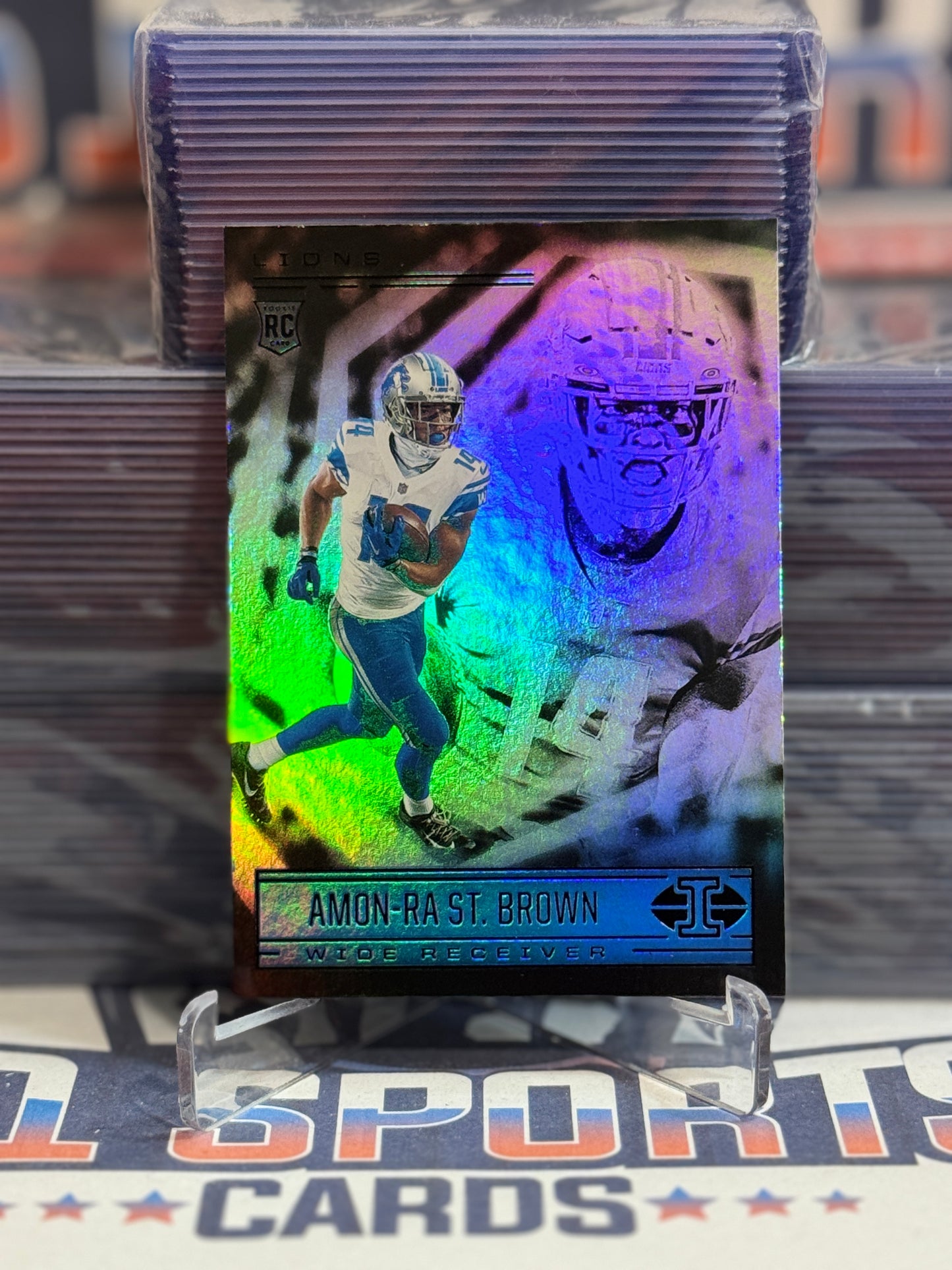 2021 Panini Illusions Amon-Ra St. Brown Rookie #86