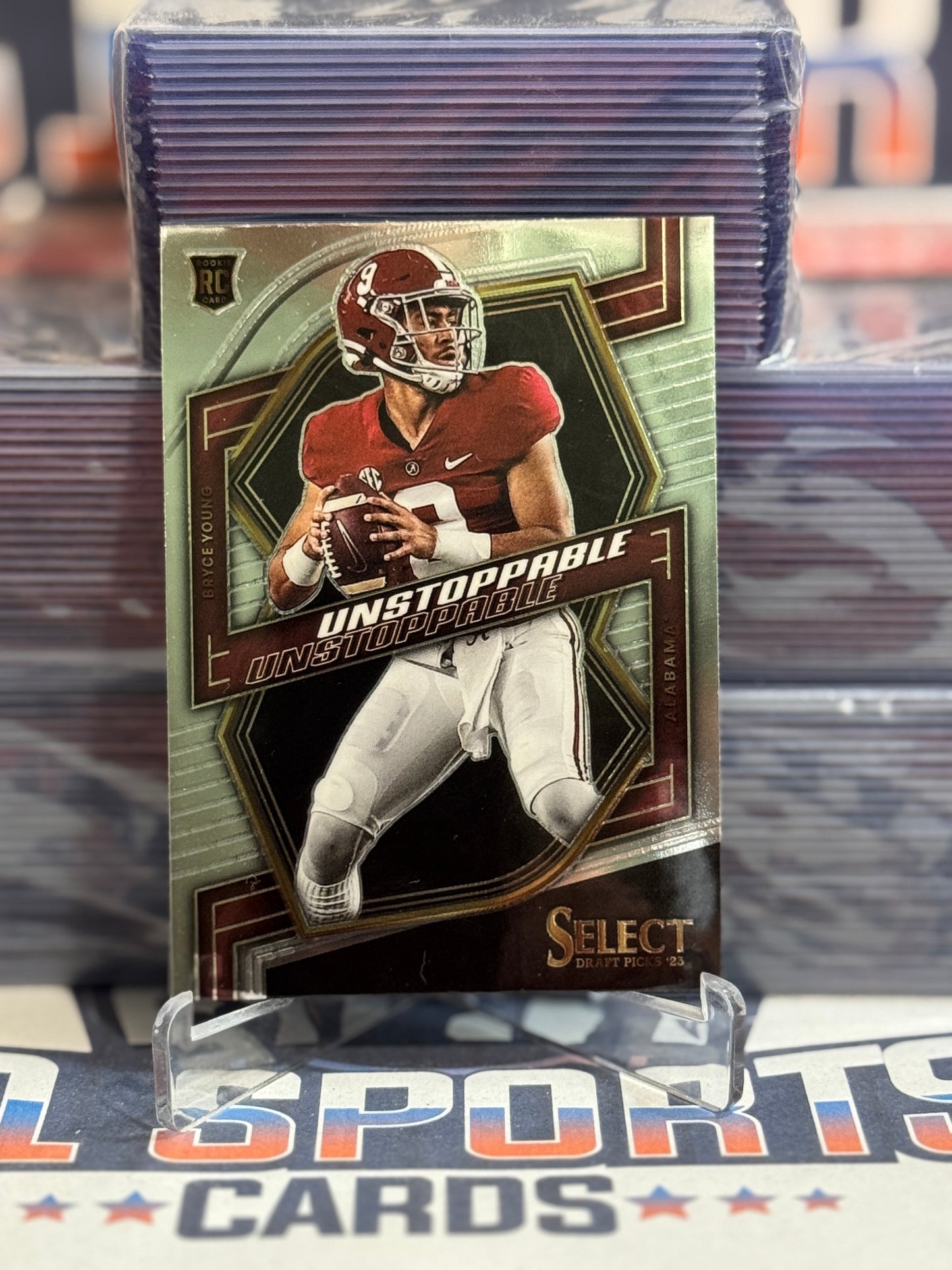 2023 Panini Select Draft Picks (Unstoppable) Bryce Young Rookie #UN-1