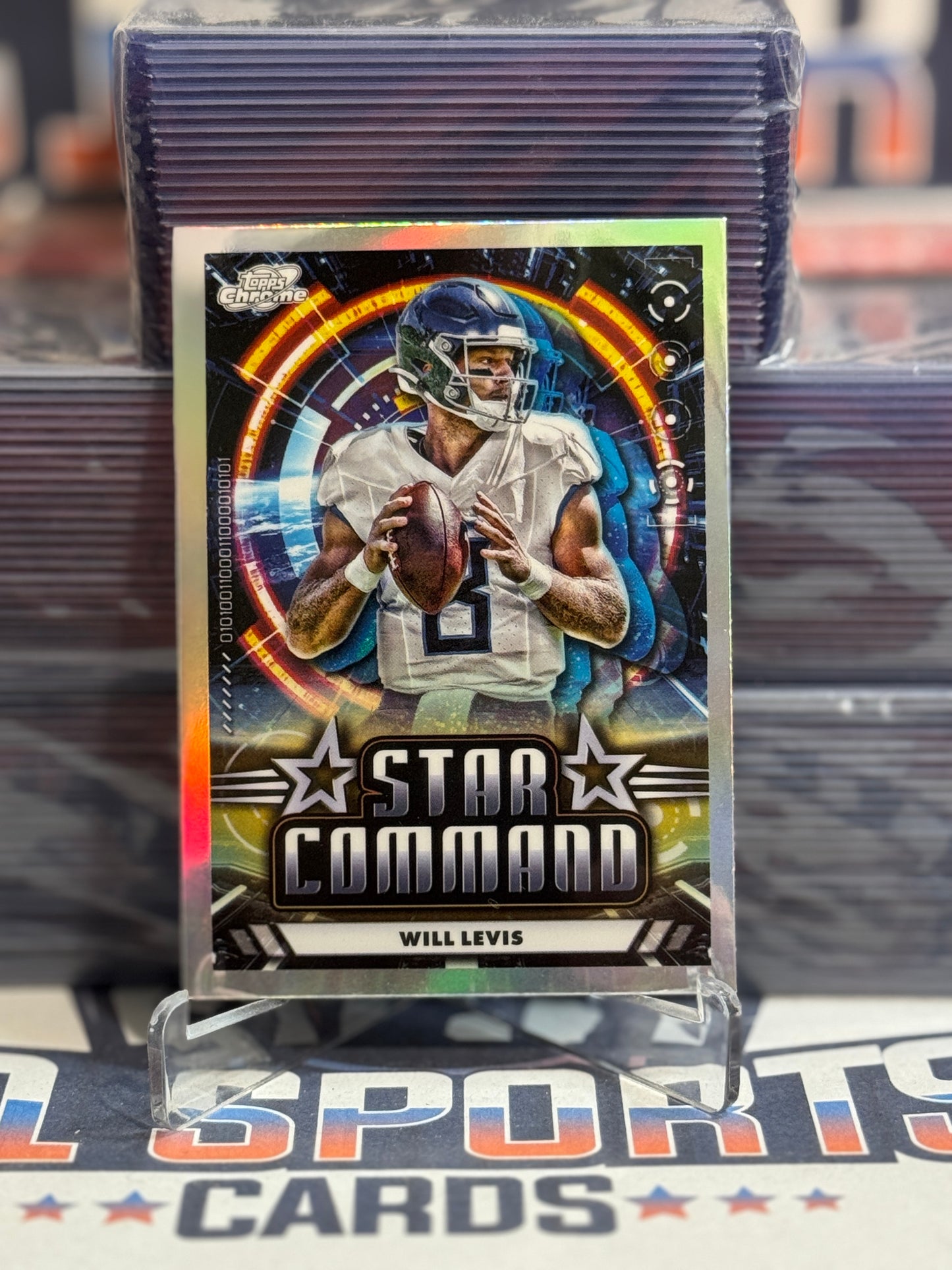 2024 Topps Cosmic Chrome (Refractor, Star Command) Will Levis #SC-24