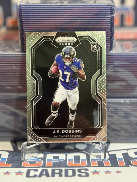 2021 Panini Chronicles (Prizm Black) J.K. Dobbins Rookie #PB-6