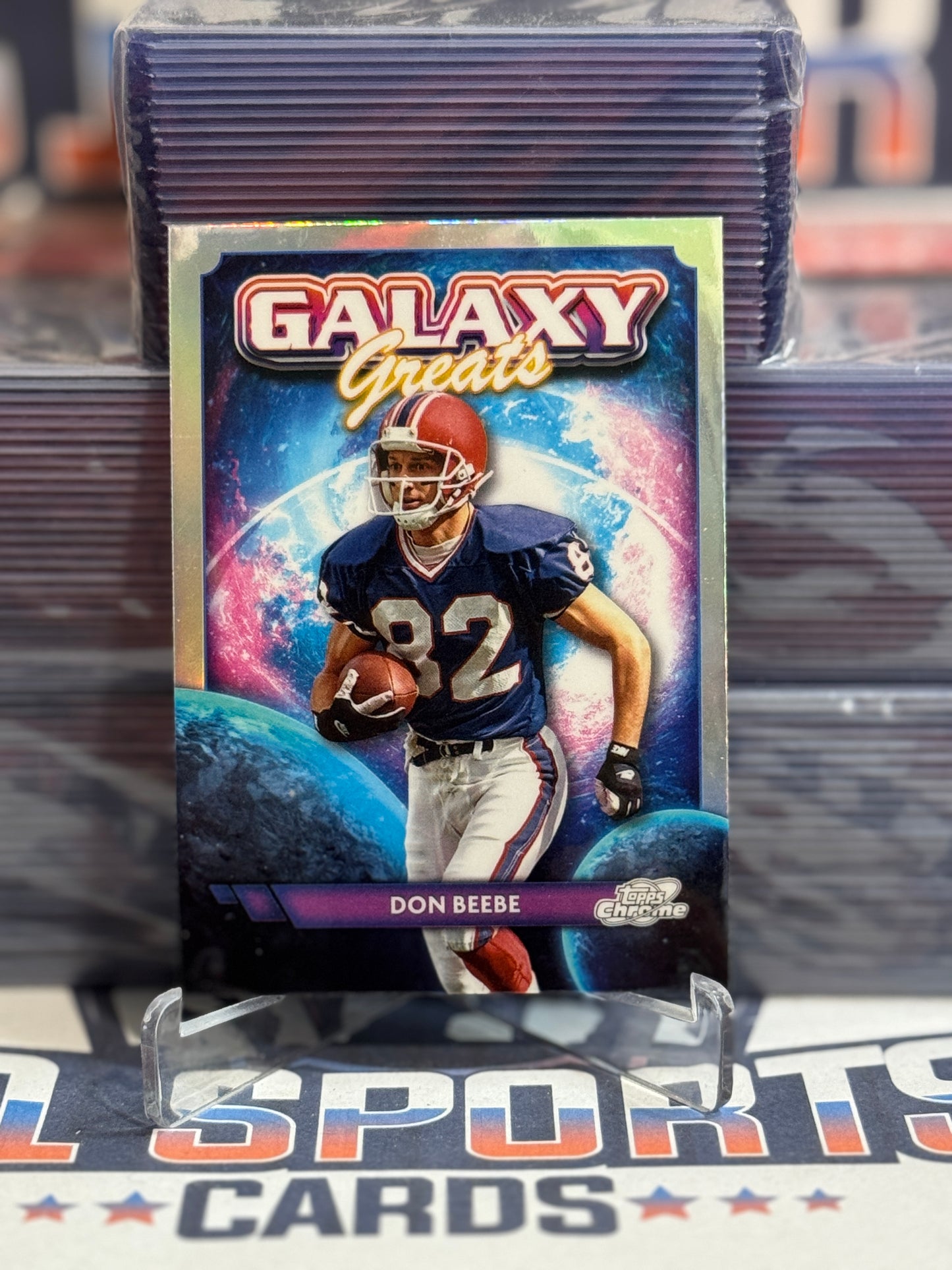 2024 Topps Cosmic Chrome (Refractor, Galaxy Greats) Don Beebe #GG-26