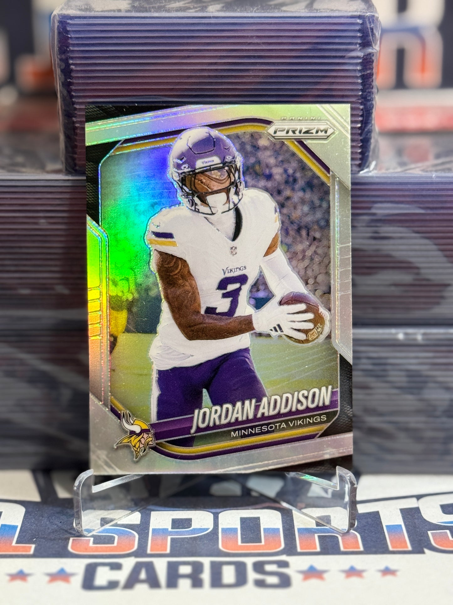 2025 Panini Prizm (Silver Prizm) Jordan Addison #19