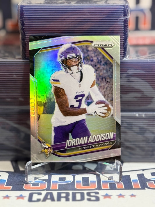 2025 Panini Prizm (Silver Prizm) Jordan Addison #19