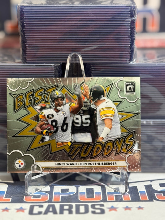 2025 Donruss Optic (Best Tuddys) Ben Roethlisberger & Hines Ward #20
