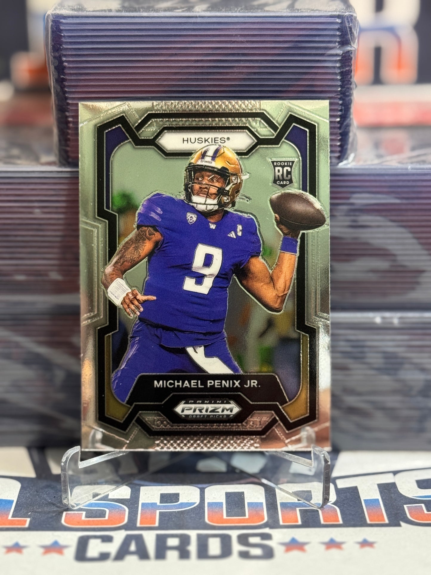 2024 Panini Prizm Draft Picks Michael Penix Jr. Rookie #101