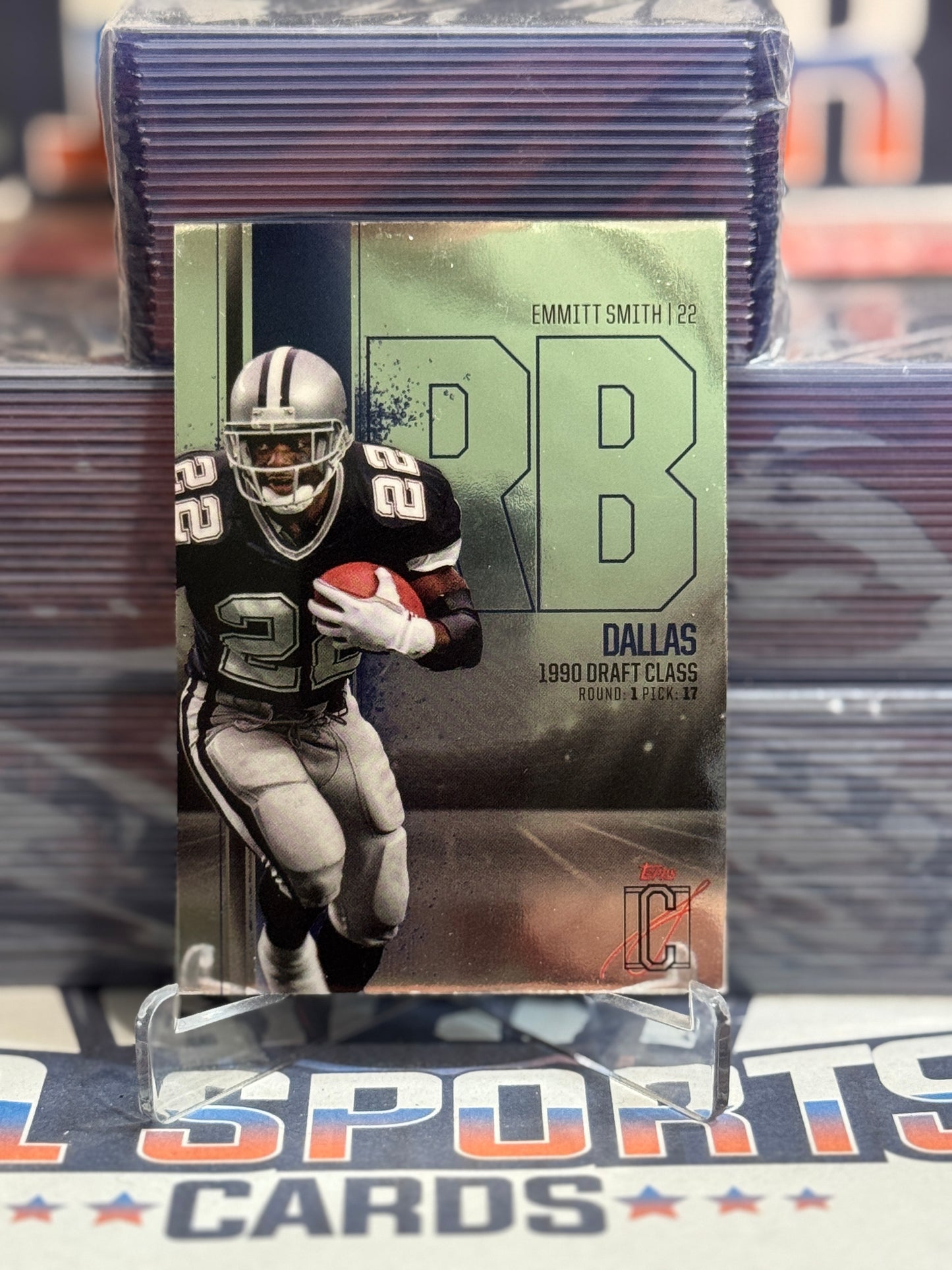 2025 Topps Signature Class (Chrome) Emmitt Smith #BCV-11