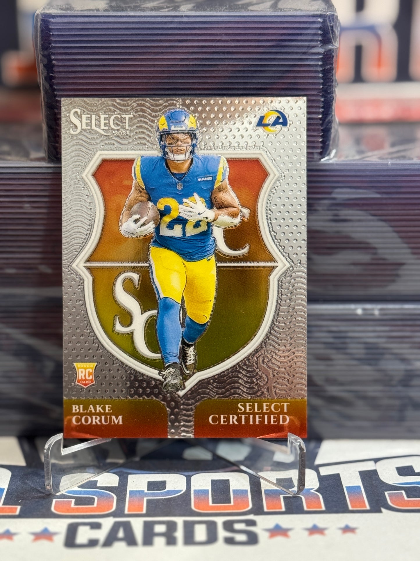 2024 Panini Select (Certified) Blake Corum Rookie #25