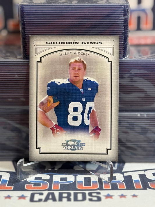 2006 Donruss Threads (Silver, Gridiron Kings 3/250) Jeremy Shockey #PGK-23
