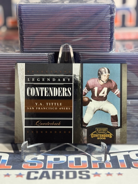 2006 Donruss Playoff (Legendary Contenders 437/1000) Y.A. Tittle #LC-23
