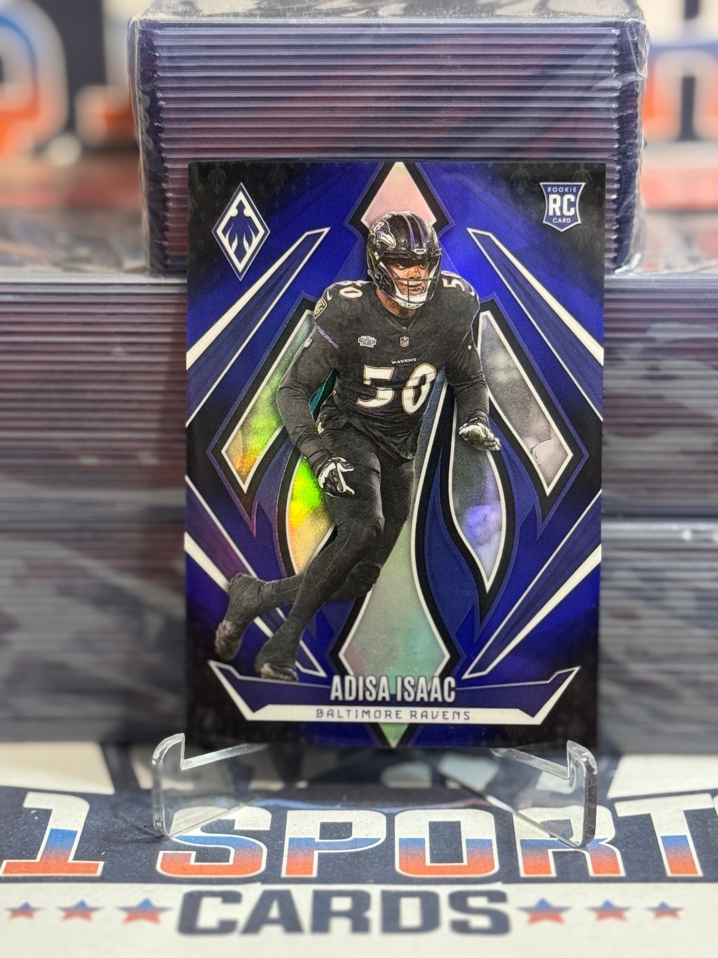 2024 Panini Phoenix (Purple Prizm 249/249) Adisa Isaac Rookie #152