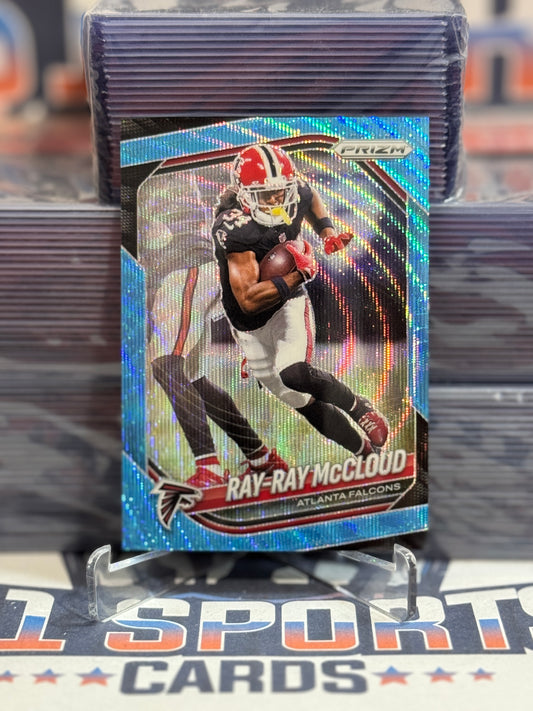 2025 Panini Prizm (Blue Shimmer Prizm 198/230) Ray-Ray McCloud #34