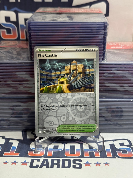 Pokemon TCG: Journey Together - N's Castle (Reverse Holo, Uncommon) #152
