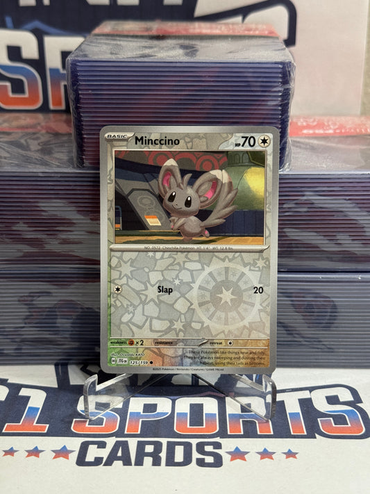 Pokemon TCG: Journey Together - Minccino (Reverse Holo, Common) #125