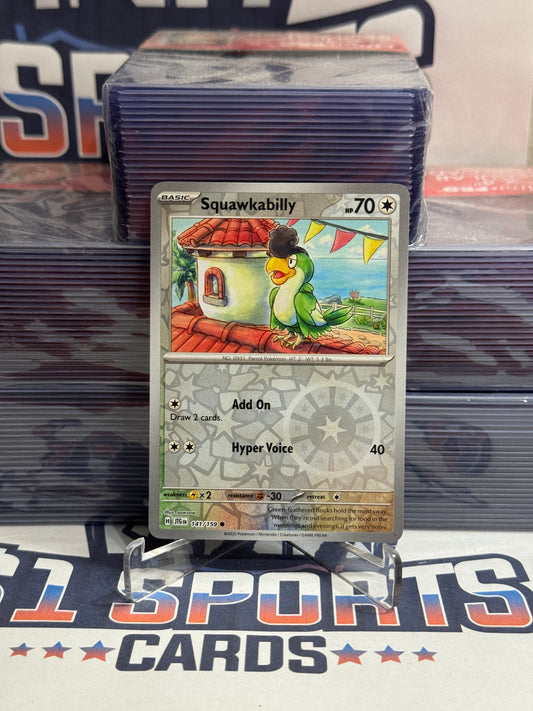 Pokemon TCG: Journey Together - Squawkabilly (Reverse Holo, Common) #141
