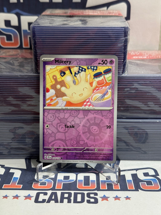 Pokemon TCG: Journey Together - Milcery (Reverse Holo, Common) #74
