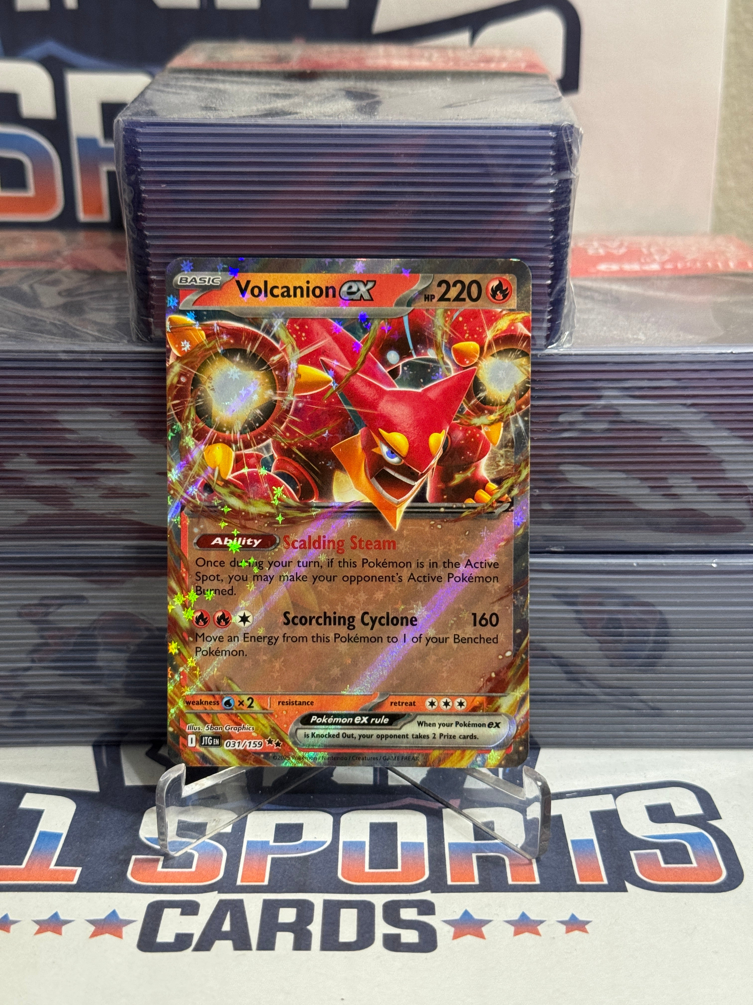 Pokemon TCG: Journey Together - Volcanion EX (Double Rare) #31 – $1 ...