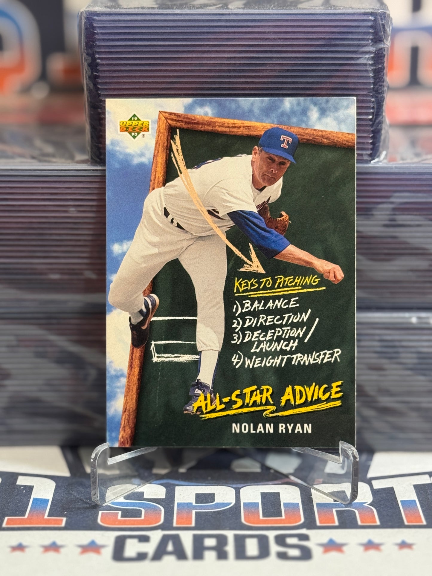 1993 Upper Deck (All-Star Advice) Nolan Ryan #214