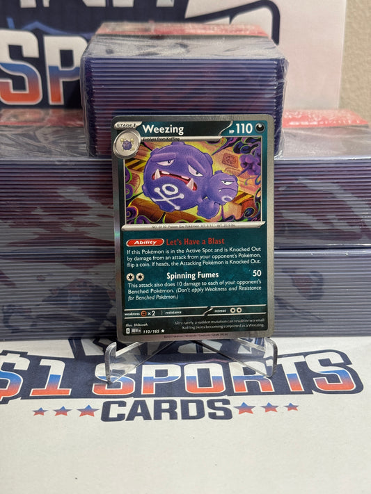 Pokemon TCG: Scarlet & Violet 151 - Weezing (Holo, Rare) #110