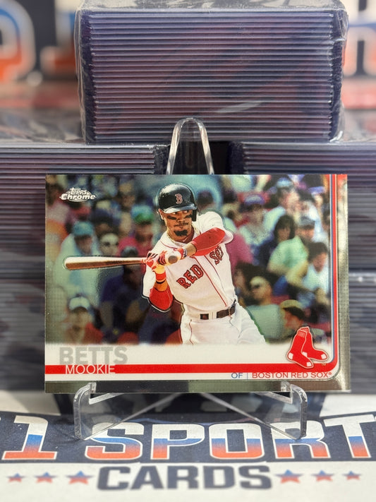 2019 Topps Chrome Mookie Betts #50