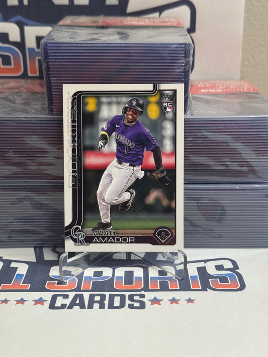 2025 Topps Adael Amador Rookie #191