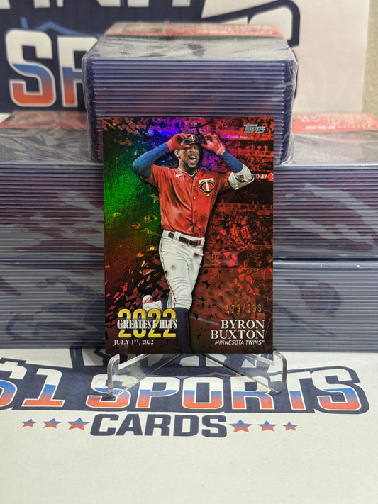2023 Topps (Black, Greatest Hits 179/299) Byron Buxton #22GH-5