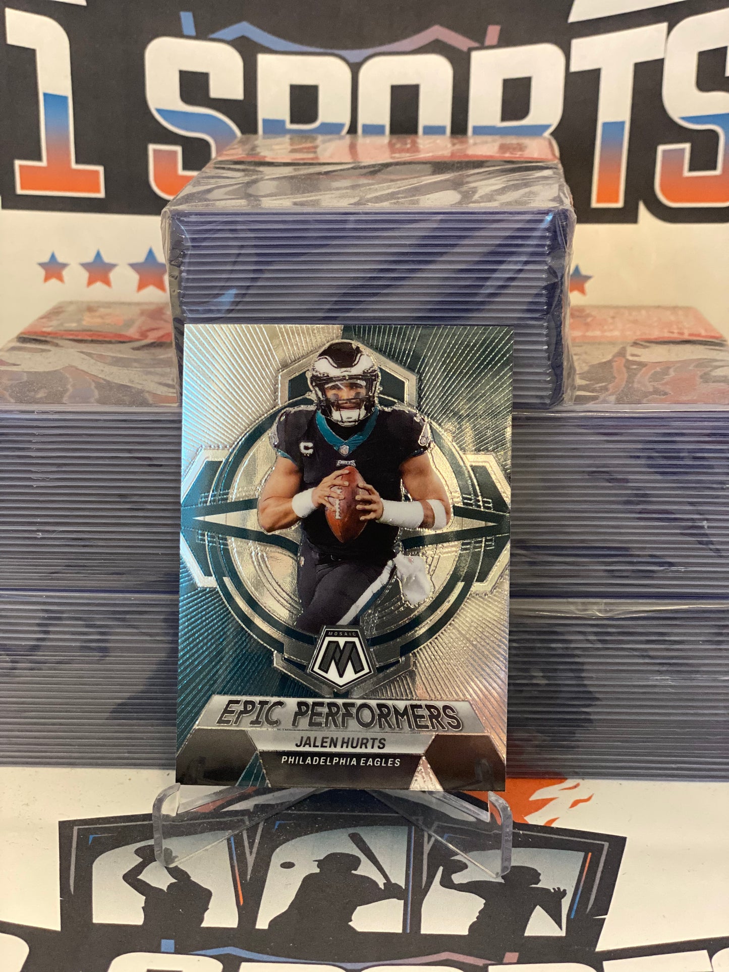 2023 Panini Mosaic (Epic Performers) Jalen Hurts #EP-JHT