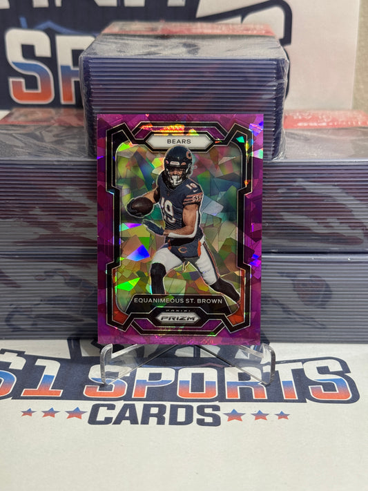 2023 Panini Prizm (Purple Ice Prizm 122/225) Equanimeous St. Brown #53