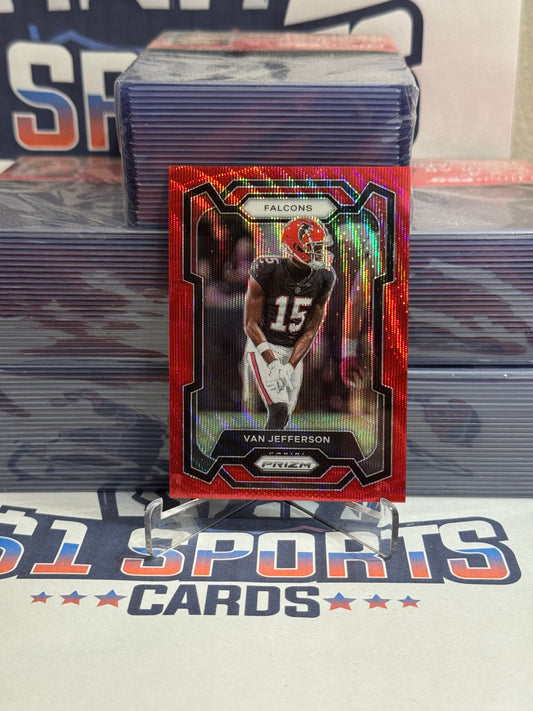 2023 Panini Prizm (Ruby Wave Prizm 27/149) Van Jefferson #171