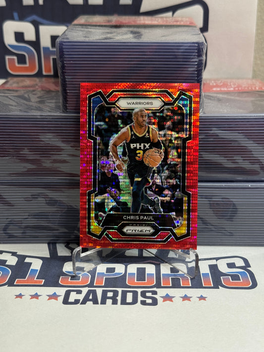 2023 Panini Prizm (Red Pulsar Prizm 81/299) Chris Paul #99