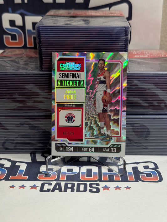 2023 Panini Contenders (Semifinals Ticket 46/99) Jordan Poole #21
