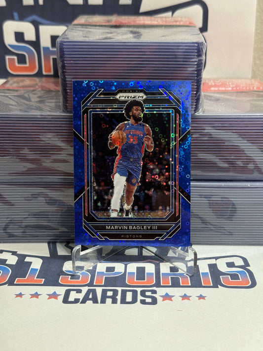 2022 Panini Prizm (Fast Break Blue Prizm 23/150) Marvin Bagley III #73