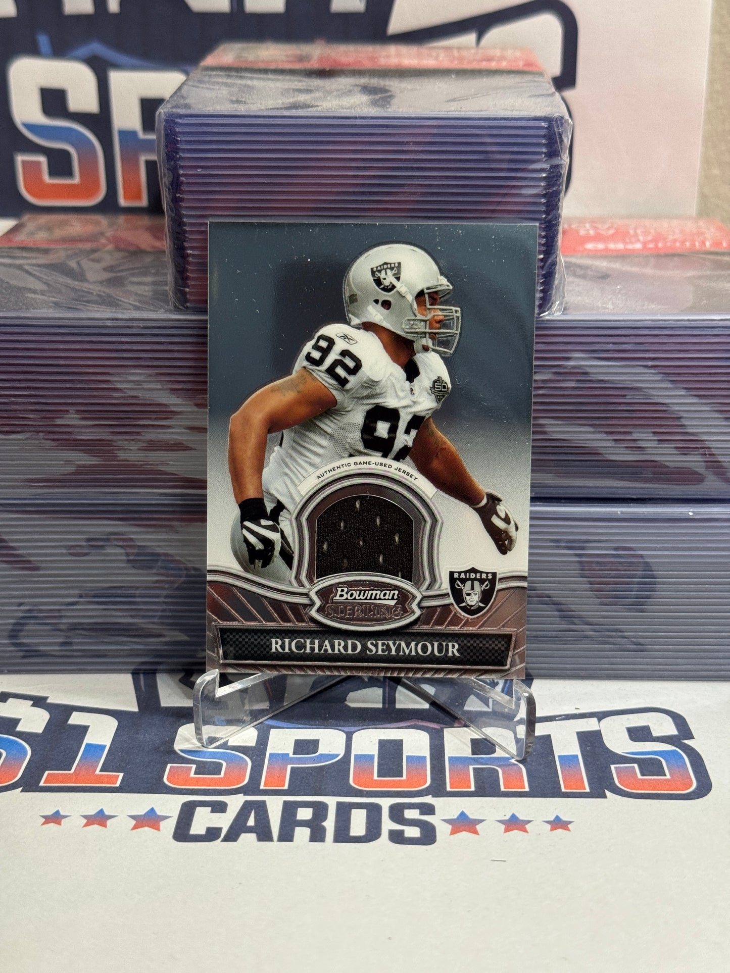 2010 Bowman Sterling (Relic) Richard Seymour #BSR-RS