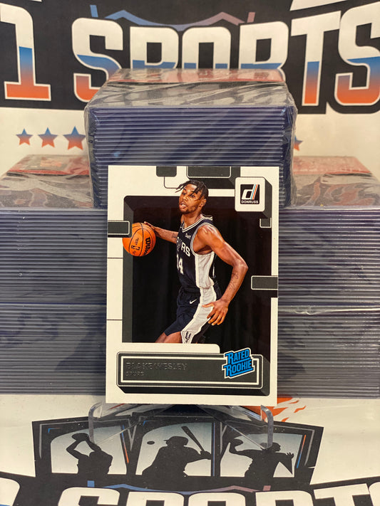 2022 Donruss (Rated Rookie) Blake Wesley #225