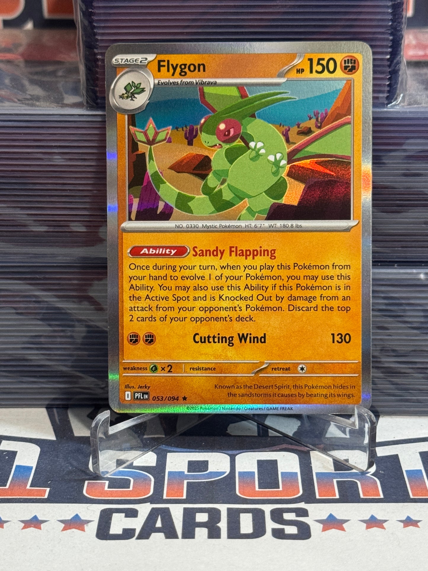 Pokemon TCG: Phantasmal Flames - Flygon (Holo, Rare) #53