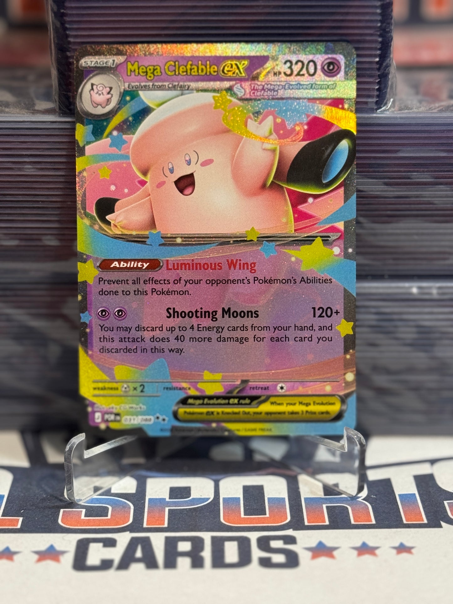 Pokemon TCG: Perfect Order - Mega Clefable EX (Double Rare) #31