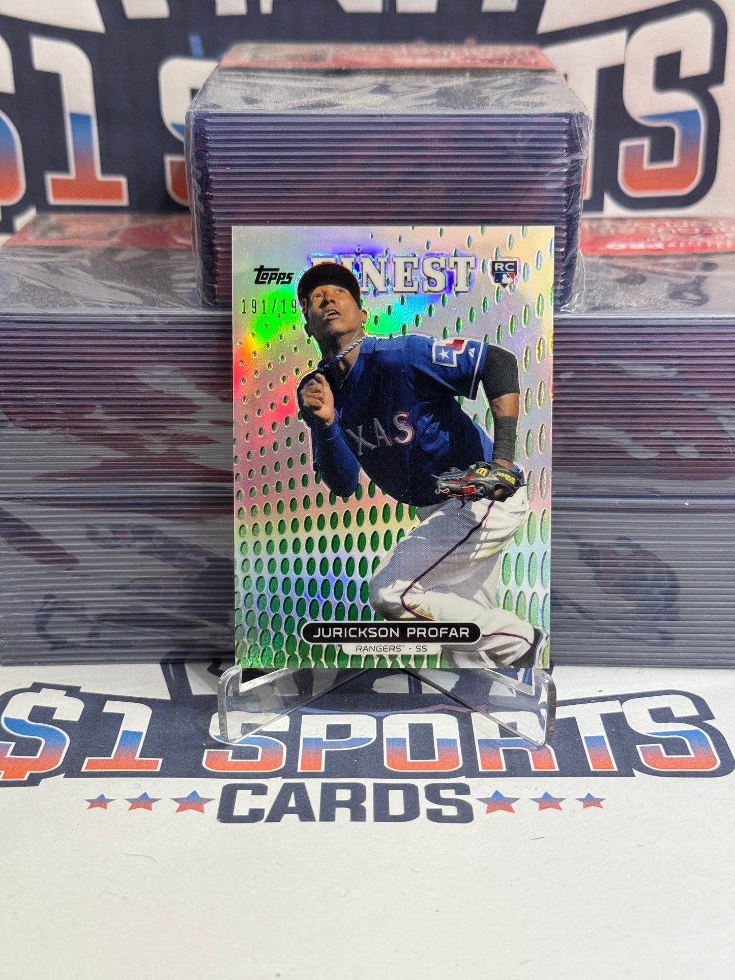 2013 Topps Finest (Refractor 191/199) Jurickson Profar Rookie #62