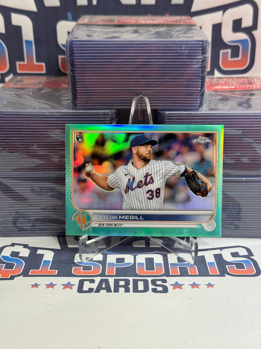 2022 Topps Chrome (Aqua Refractor 151/199) Tylor Megill Rookie #212