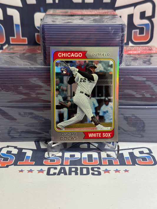 2023 Topps Heritage (Chrome 192/274) Oscar Colas Rookie #518